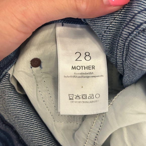 MOTHER Snacks The Fun Dip Micro cut Denim Skirt New with tags! - Picture 4 of 6